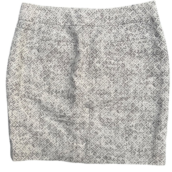 Loft tan and light brown floral linen mini skirt - Picture 2 of 9